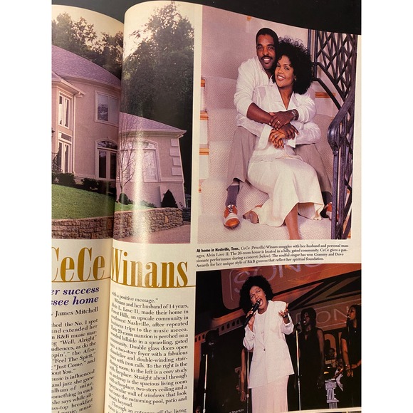 Ebony Magazine, November 1998, Oprah and Danny Cover Feature Story - Picture 14 of 16